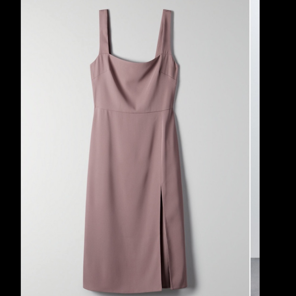 ARITZIA 90S SLIT DRESS